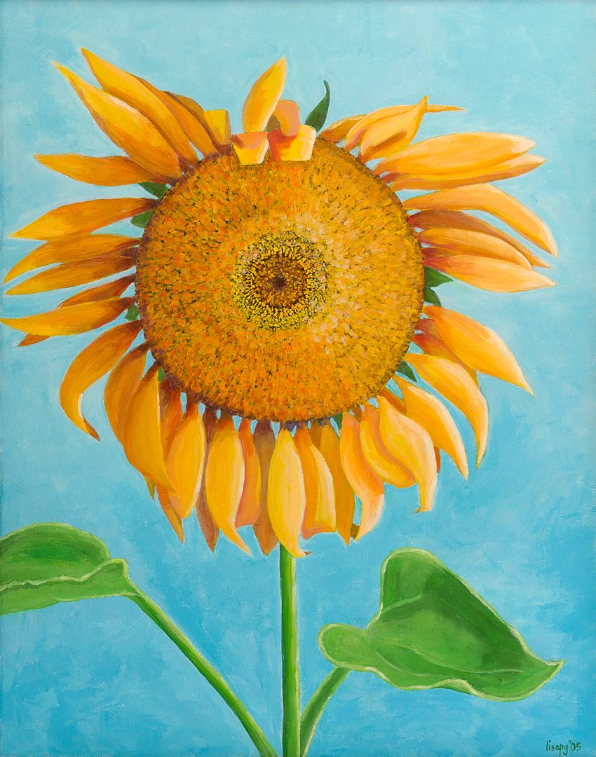 Sunflower painting