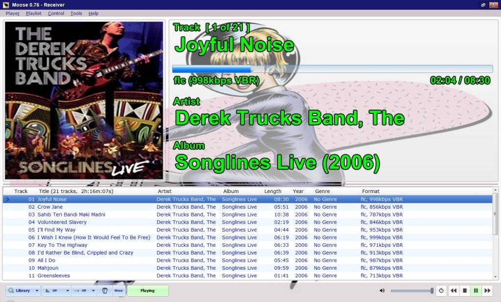 Derek Trucks Band Songlines Live Dvd