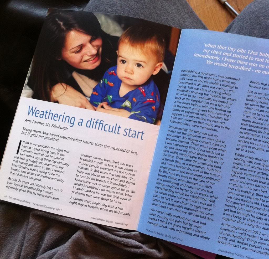 Breastfeeding Matters, La Leche League magazine.