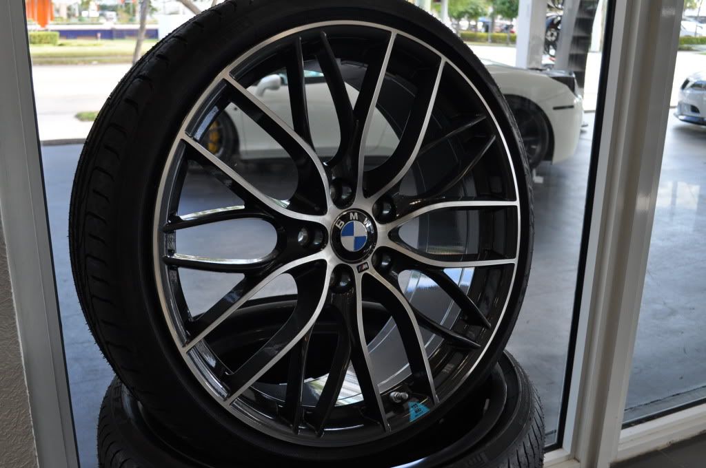 Bmw m performance double-spoke 405m 20 lightweight forged wheels