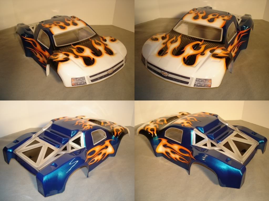 custom painted short course rc bodies