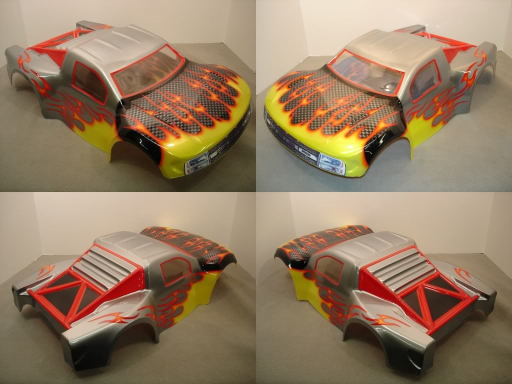 custom painted short course rc bodies