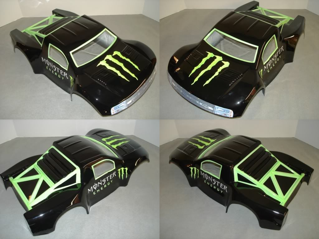 custom painted short course rc bodies