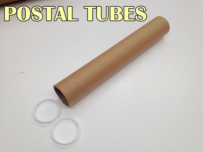【POSTAL TUBES】A1，A2，A3，A4.....ALL SIZE, ALL QUANTITY Cardboard Poster+