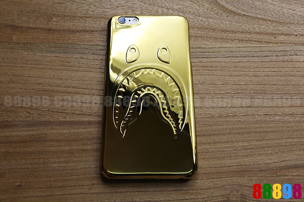 a bathing ape bape shark gold plating phone cover for iphone 7 6 6s 7 plus ebay a bathing ape bape shark gold plating phone cover for iphone 7 6 6s 7 plus ebay