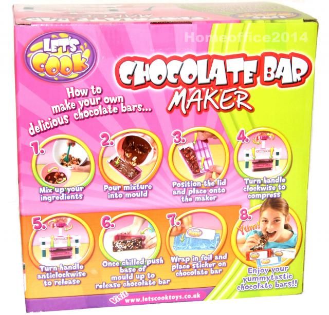 Let's Cook Chocolate Bar Maker Brand New eBay