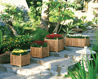 Teak Garden Planters (c) outdoorfurnitureplus teak garden furniture