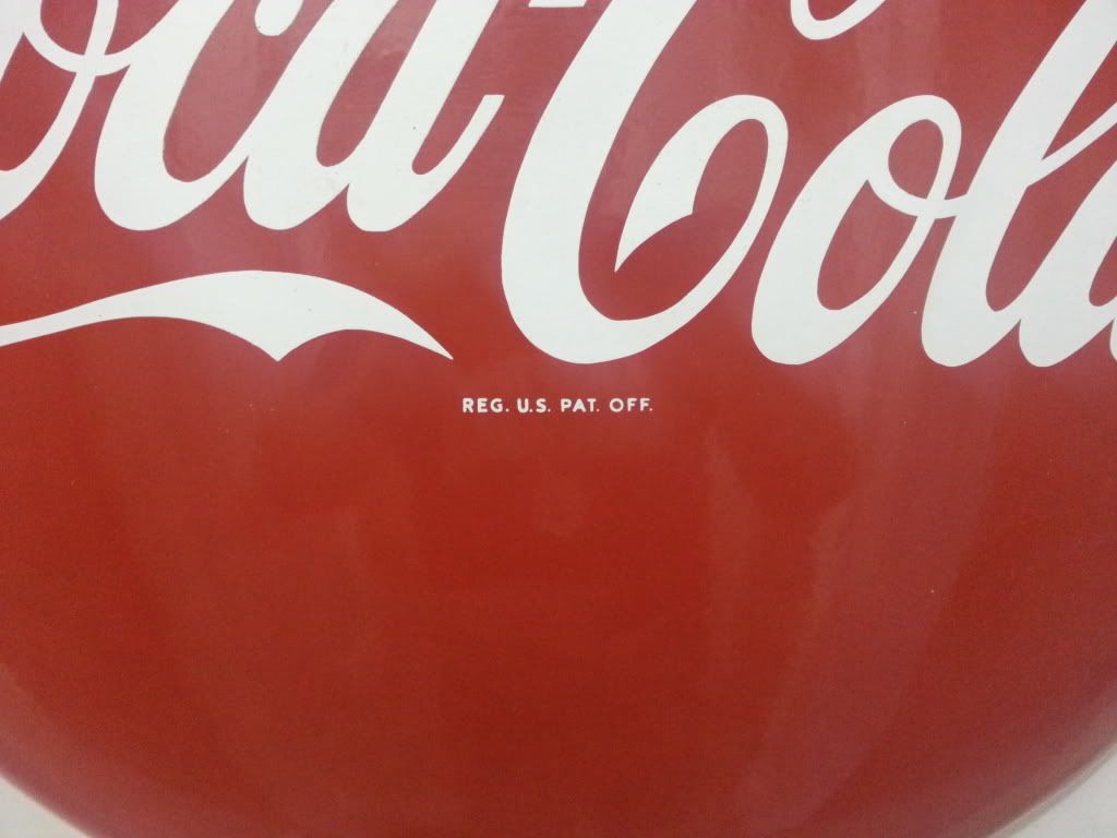 dating coke button signs In the us, most outdoor signs made between 1890 and and 1950 were constructed of a base of heavy rolled iron, which was die cut into the desired shape, then coated with layers of colored powdered glass and fired in a kiln this process made them durable and weather-resistant signs made this way. dating coke button signs In the us, most outdoor signs made between 1890 and and 1950 were constructed of a base of heavy rolled iron, which was die cut into the desired shape, then coated with layers of colored powdered glass and fired in a kiln this process made them durable and weather-resistant signs made this way.