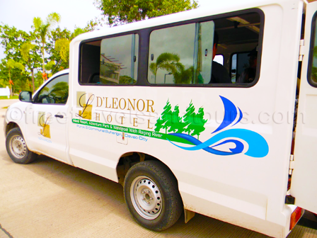 D'Leonor Hotel Inland Resort Service Van