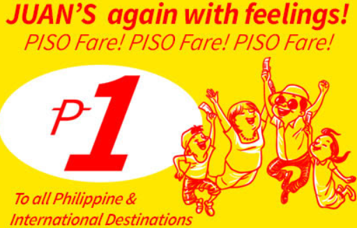 Cebu Pacific Air 'PISO Fare' Seatsale and Promo 2014