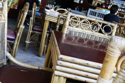 Furniture at Kamalig Restaurant, Dumaguete City