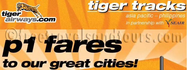 TigerAirways-SEAir 2013 Seat Sale and Promo — PISO Fare on ALL DOMESTIC FLIGHTS