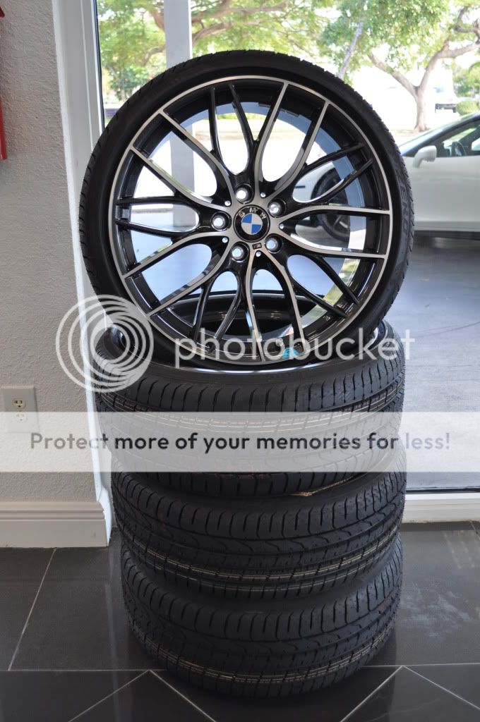 BMW M Performance Double Spoke 405M 20" Lightweight Forged Wheels and Tires