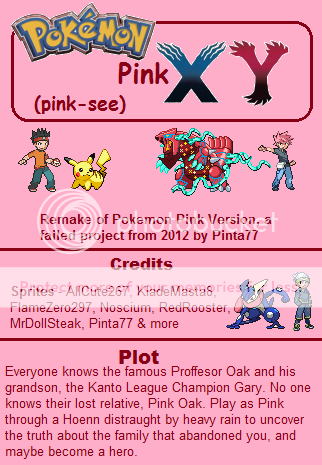Pokemon PinkXY (pink-see)