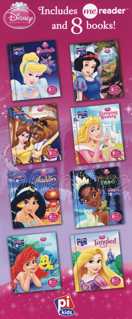 Disney Princess Electronic me Story Reader + 8 Hardbacked Books Library ...